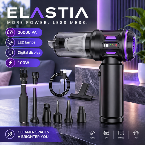 2 in 1 cordless blower and vacuum detailer